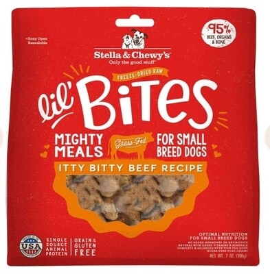 Stella & Chewy's Itty Bitty Beef Lil’ Bites for dogs
