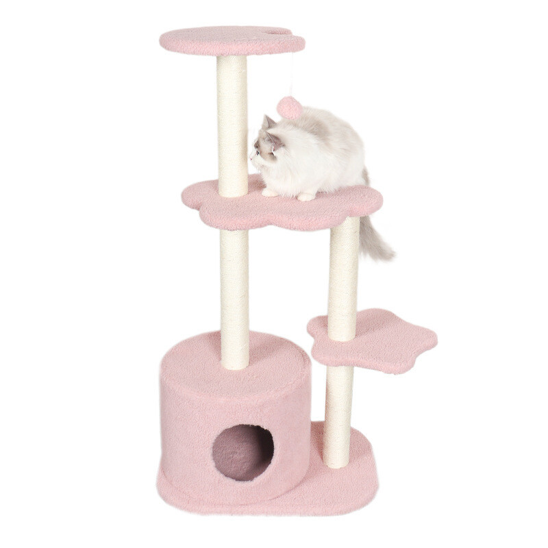 Star Cat Tree, color: pink