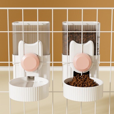 Pet hanging automatic water dispenser feeder
