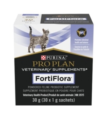 Purina® Pro Plan® Veterinary FortiFlora Probiotic Cat Supplement (BB JUL 2024)