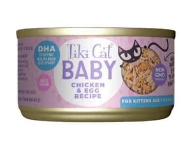 TikiCat Baby Kitten Whole Foods with Chicken & Egg Recipe