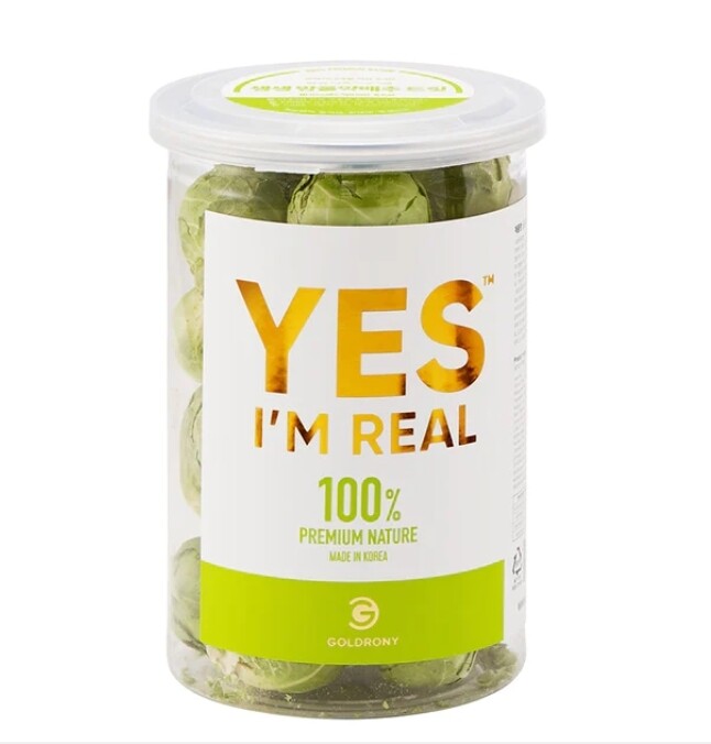 GOLDRONY YES I'M REAL Freeze-dried Brussel Sprouts for Dogs