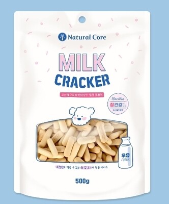 Natural core milk crackers