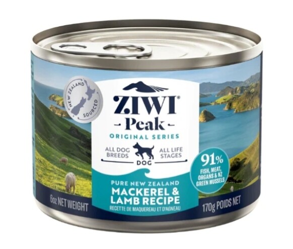 ZIWI Originals Mackerel & Lamb Canned Dog Food