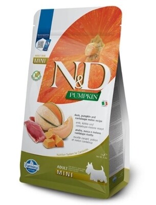 Farmina N&D Pumpkin, Duck & Cantalope Melon Adult Mini Dry Dog Food