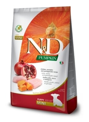 Farmina N&D Pumpkin Chicken & Pomegranate Puppy Mini Dry Dog Food