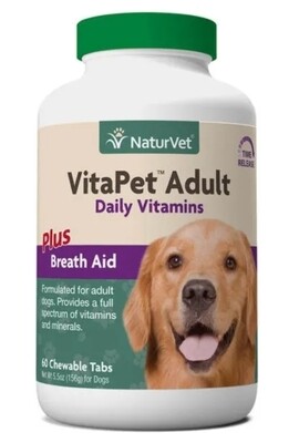 Naturvet DOG Soft Chew VitaPet Adult + Breath （BB MAR 2024）