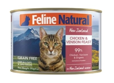 K9 Feline 鸡肉和鹿肉 猫罐头