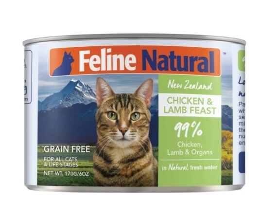 K9 Feline Chicken & Lamb Cat Canned Food - 6oz