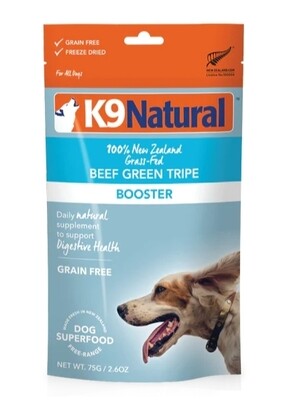 K9 Natural Freeze Dried Booster Beef Green Tripe Dog Food