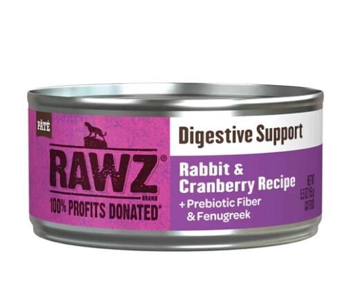 RAWZ® Digestive Support Rabbit & Cranberry Wet Cat Food