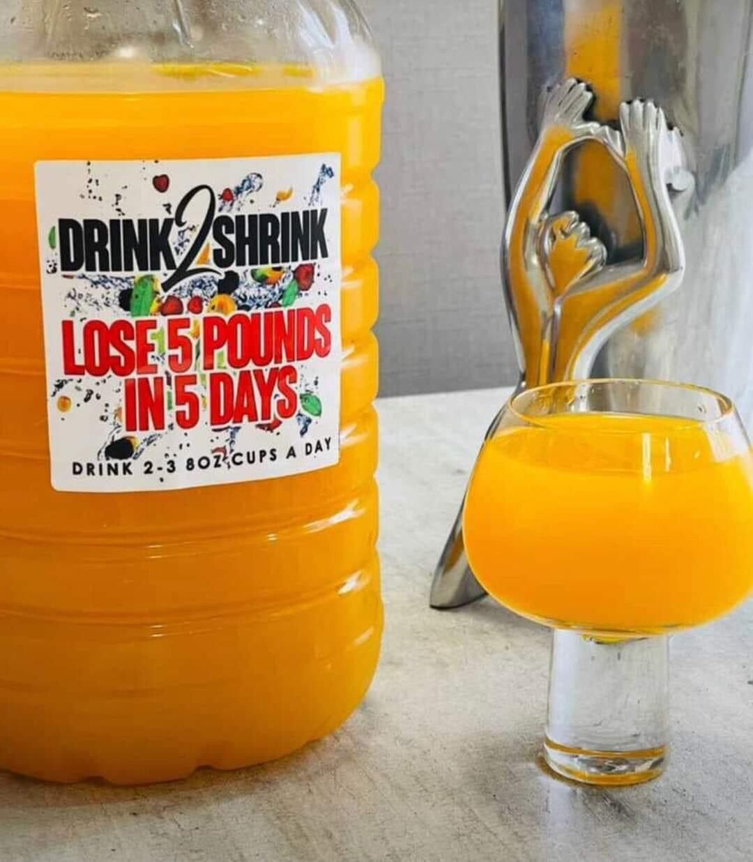 Drink2Shrink organic juice (assorted flavours)