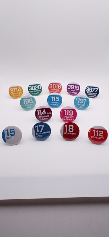 Magnets NUMÉROS IMPORTANTS ET D&#39;URGENCE
