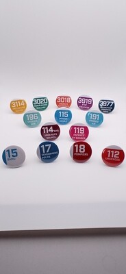 Magnets NUMÉROS IMPORTANTS ET D&#39;URGENCE