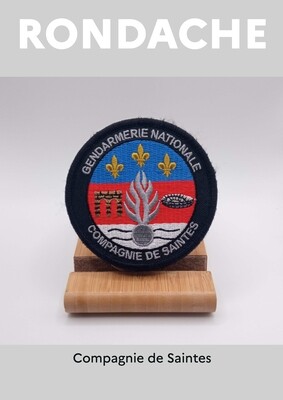 Rondache officielle de la Compagnie de Saintes
