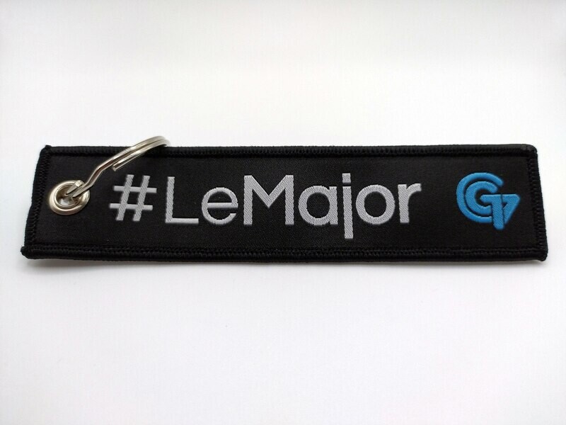 Porte-clés en tissu #LeMajor