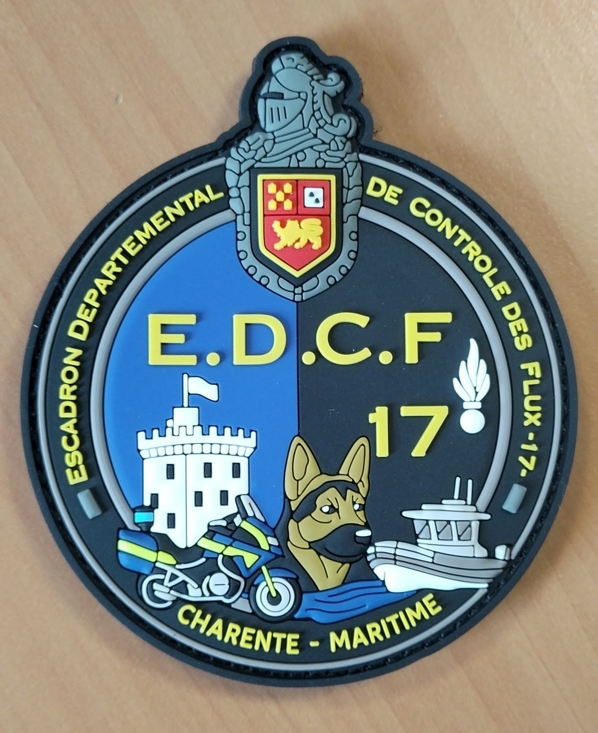 Rondache officielle de L'EDCF17