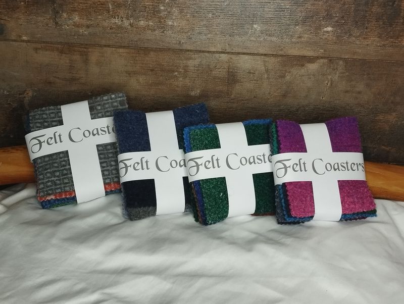 Felt coasters