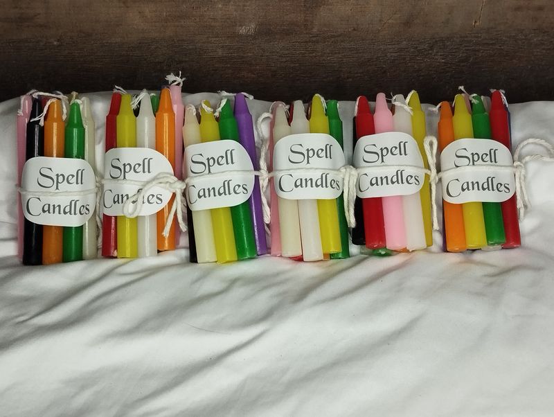 10 Pack Mixed Spell Candles