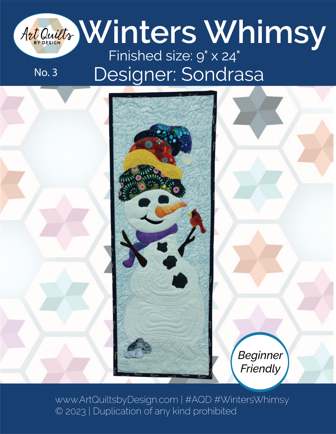 Winters Whimsy Quilt Pattern -PDF Winters Whimsy Quilt Pattern -PDF