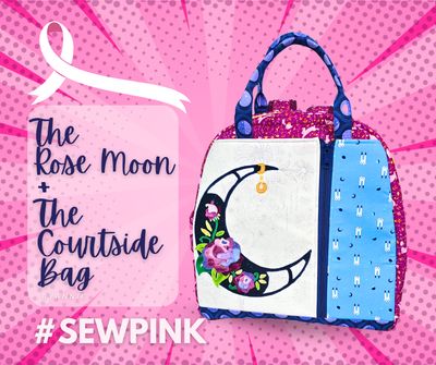 The Rose Moon applique PDF pattern