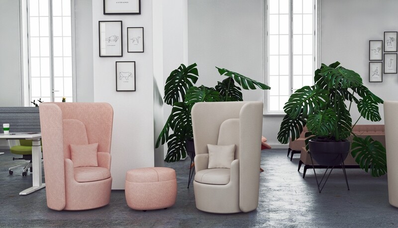 Throne Sofa / Pouffee