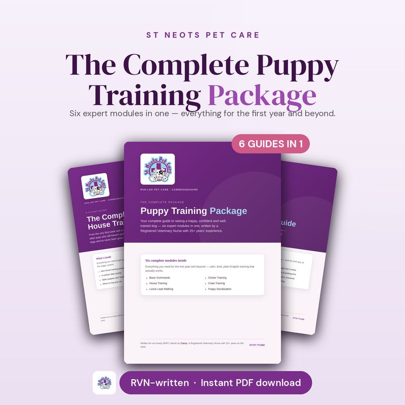 The Complete Puppy Training Package — Six Guides in One