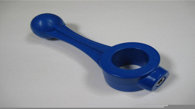 Bailing Moulded Pit Handle Blue 3/4"