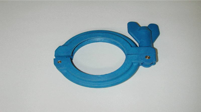 Cleanlock Clamp 1.5" Blue