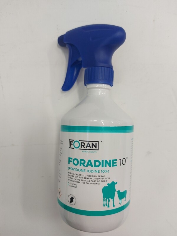 Foran Foradine Povidone iodine solution 10% 500ml