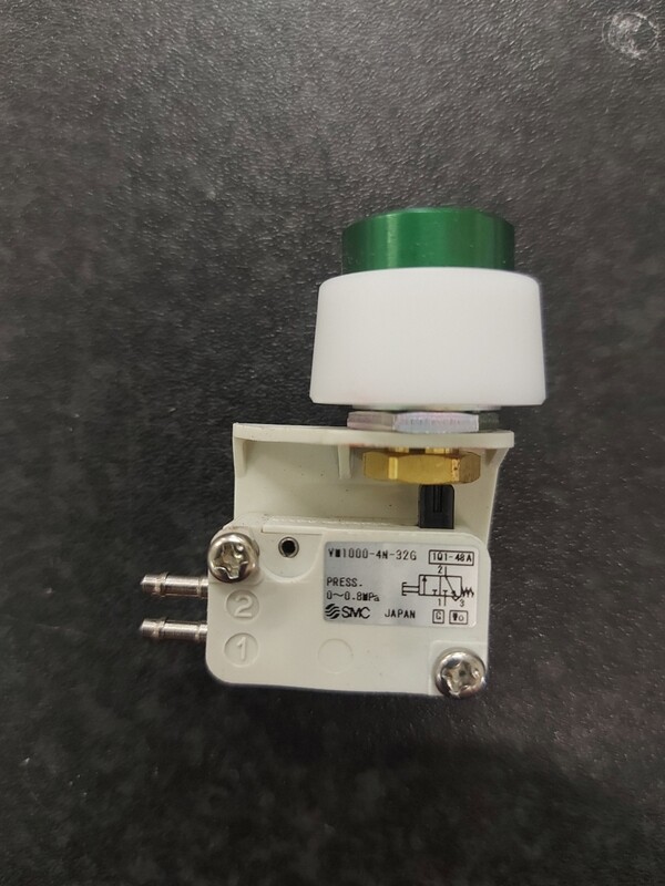 Pneumatic Switch Green Push Button