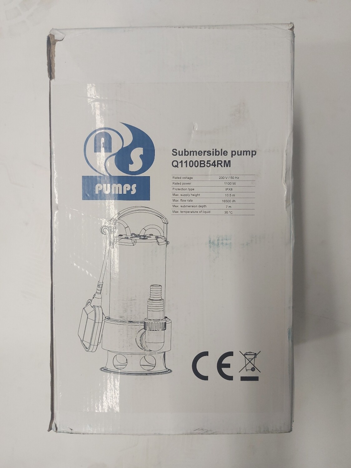 AS Pumps Submersible Pump 1100w