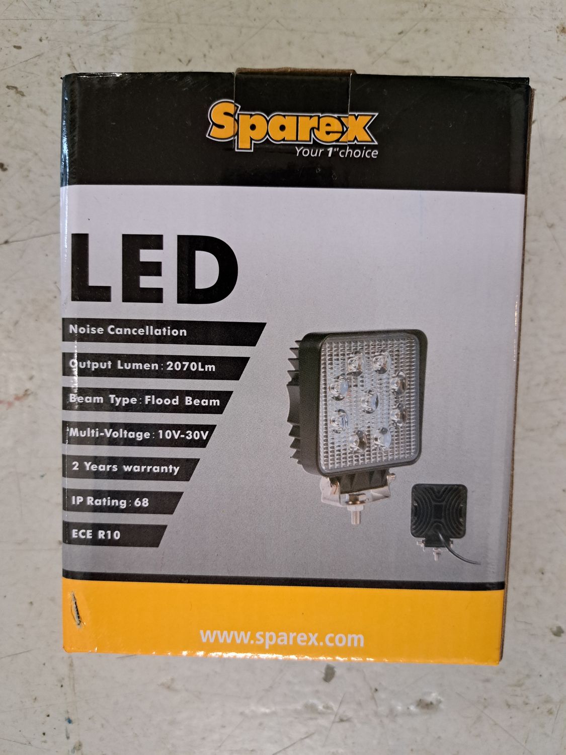 LED Work Light (Budget), 2070Lm Sparex