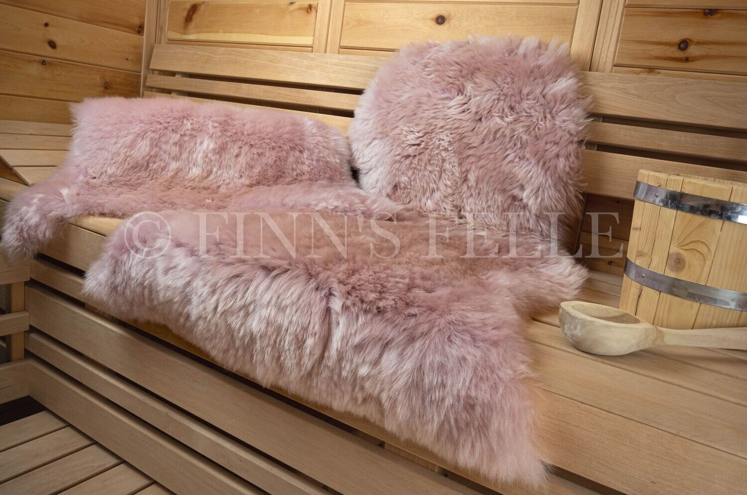 Lammfell pink
