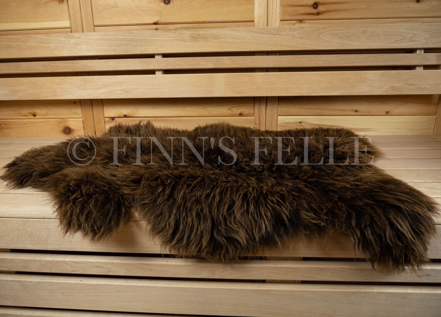 Schaffell braun "Grizzly"