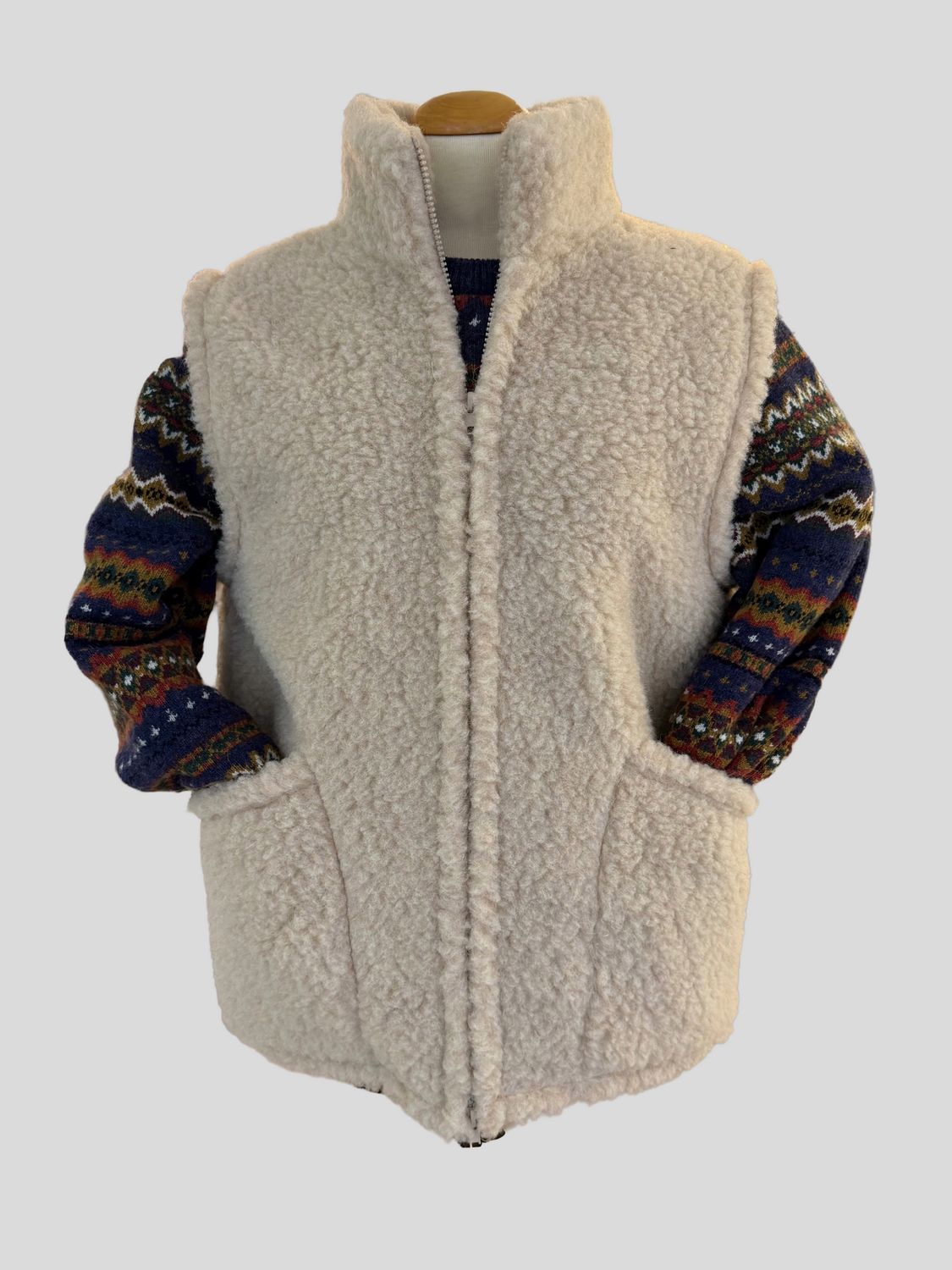 Weste 100% Schafwolle