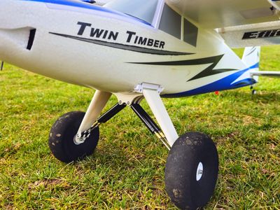 KIN Landing Gear Upgrade - Twin Timber from E-Flite - Oil Dampened Shocks