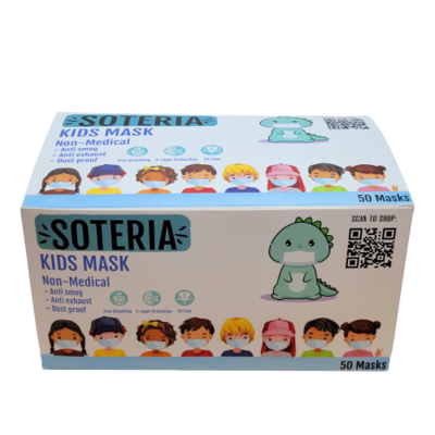 SOTERIA Disposable Kids Facemask 50/Box