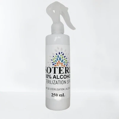 SOTERIA Sterilization Spray 80% Alcohol + Microfibre Cloth (Washable/Reusable)