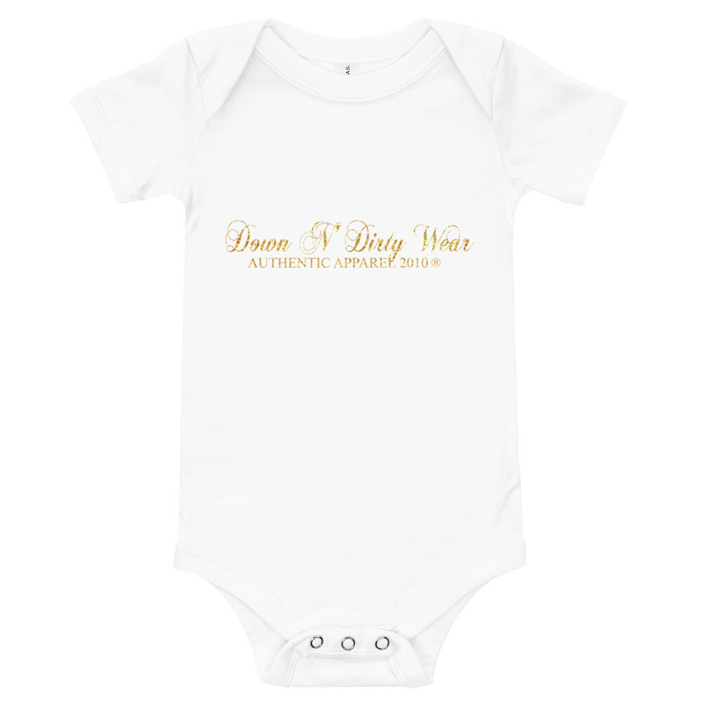 Down N Dirty Wear Baby short sleeve one piece