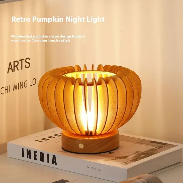 Bedroom Light  Retro Pumpkin