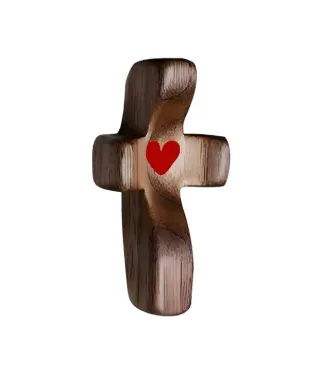 Wooden Cross Hand Piece Thumb