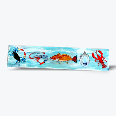 #393 Louisiana Seafood 1/2 x 9 1/4 x 36 wood