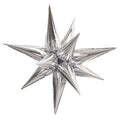 Silver Starburst Balloons 40&quot;