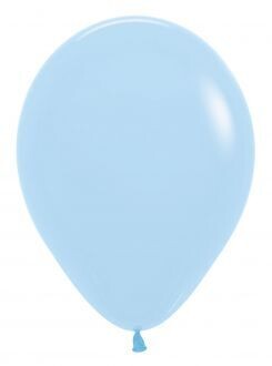 11" Sempertex Pastel Matte Blue (50 Per Bag)