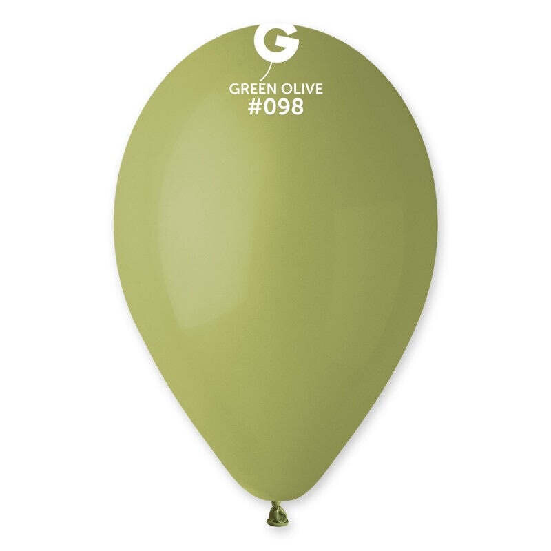 12" Gemar Green Olive 098 ( 50 Per Bag)