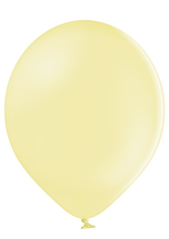 Ellie&#39;s 5&quot; Lemon Cream- Pastel Yellow (100 Per Bag)