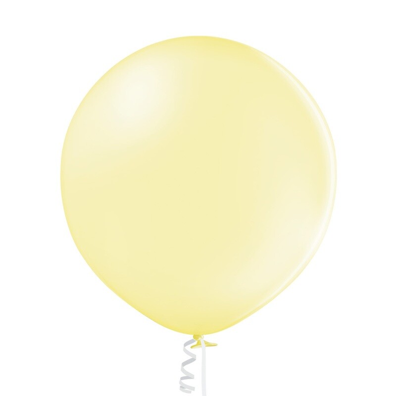 Ellie&#39;s 36&quot; Lemon Cream- Pastel Yellow (2 Per Bag)