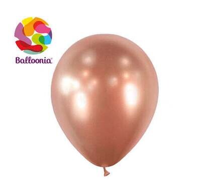 Balloonia 12" Brilliant Rose Gold (50 Per Bag)