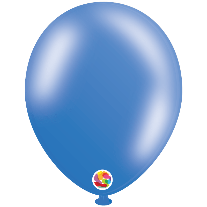 Balloonia 12" Metallic Blue (50 Per Bag)